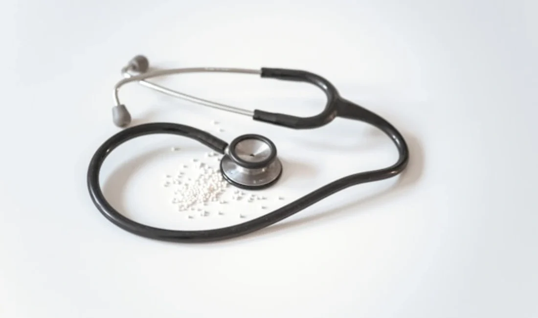 Słuchawka lekarska do przeprowadzania domowych testów diagnostycznych